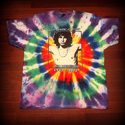 DOORS - JIM MORRISON - AN AMERICAN POET-Tie-Dye - T-shirt